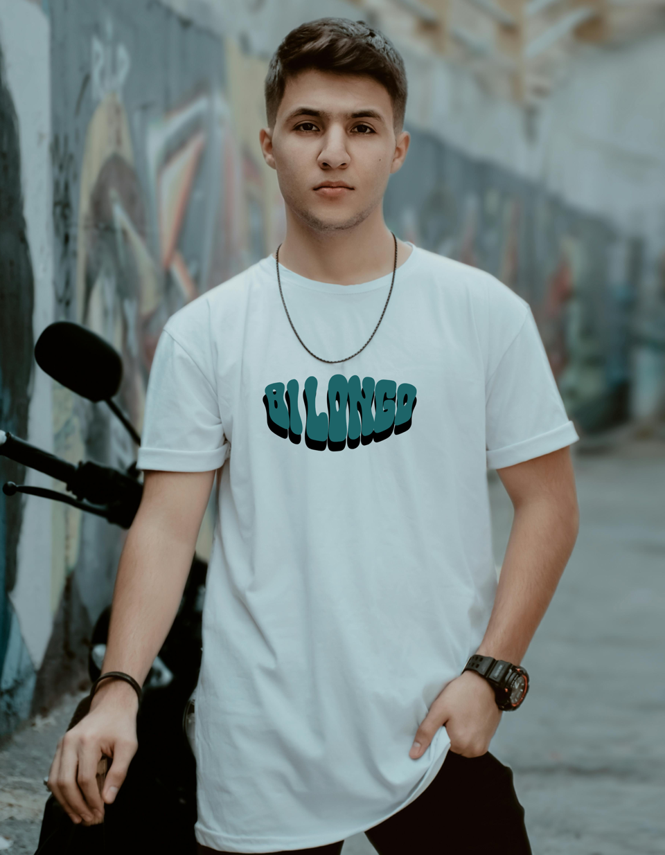 Bilongo 60s t-shirt (White)