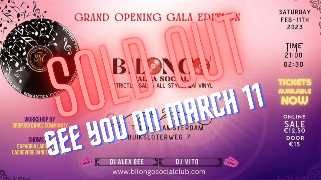 Bilongo Salsa Social - Grand Opening Gala - February 11th