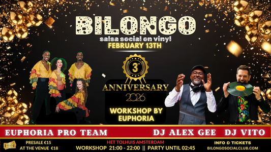 Bilongo Salsa Social - February 13th - 3rd anniversary