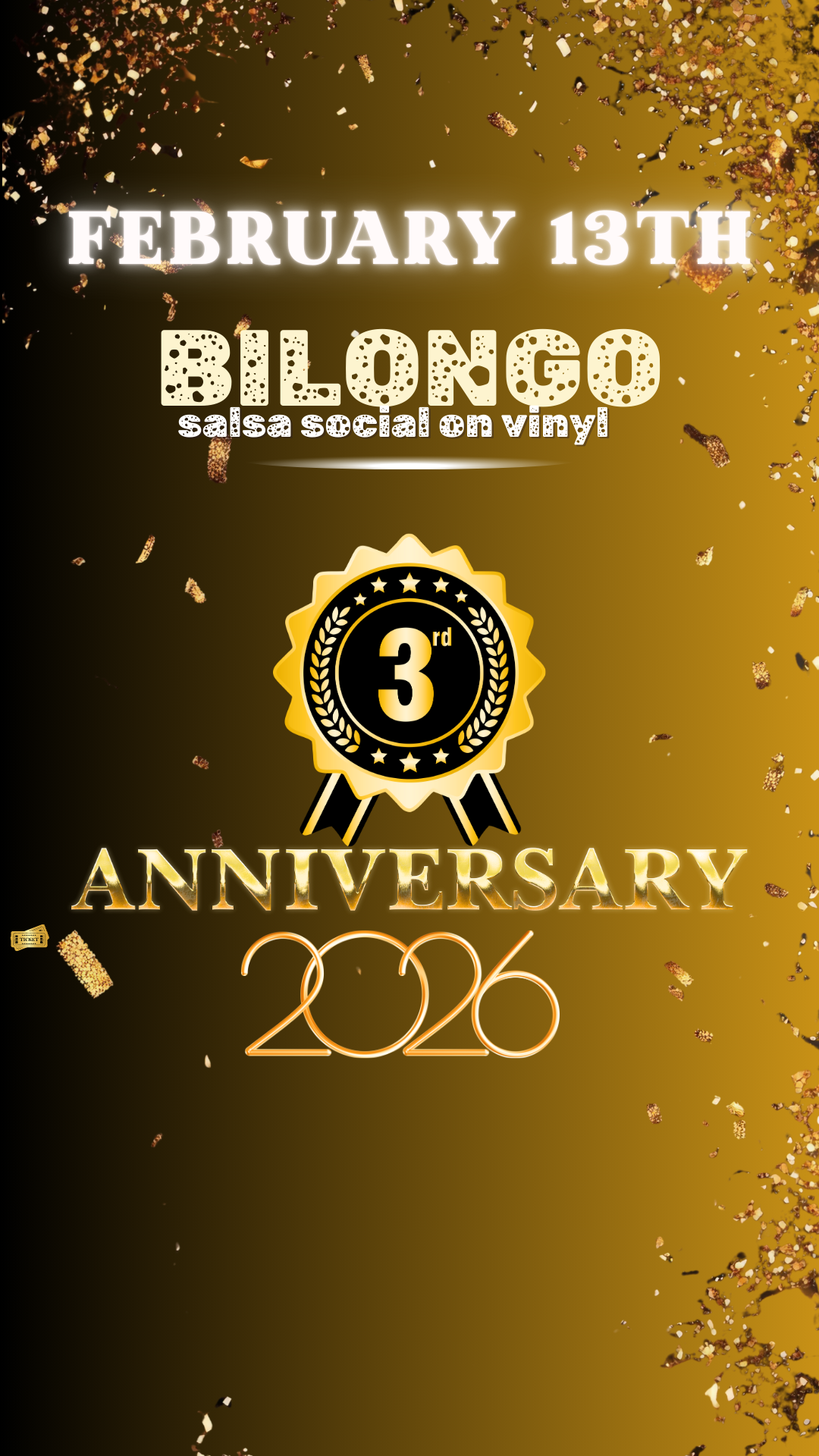 Bilongo Salsa Social - February 13th - 3rd anniversary