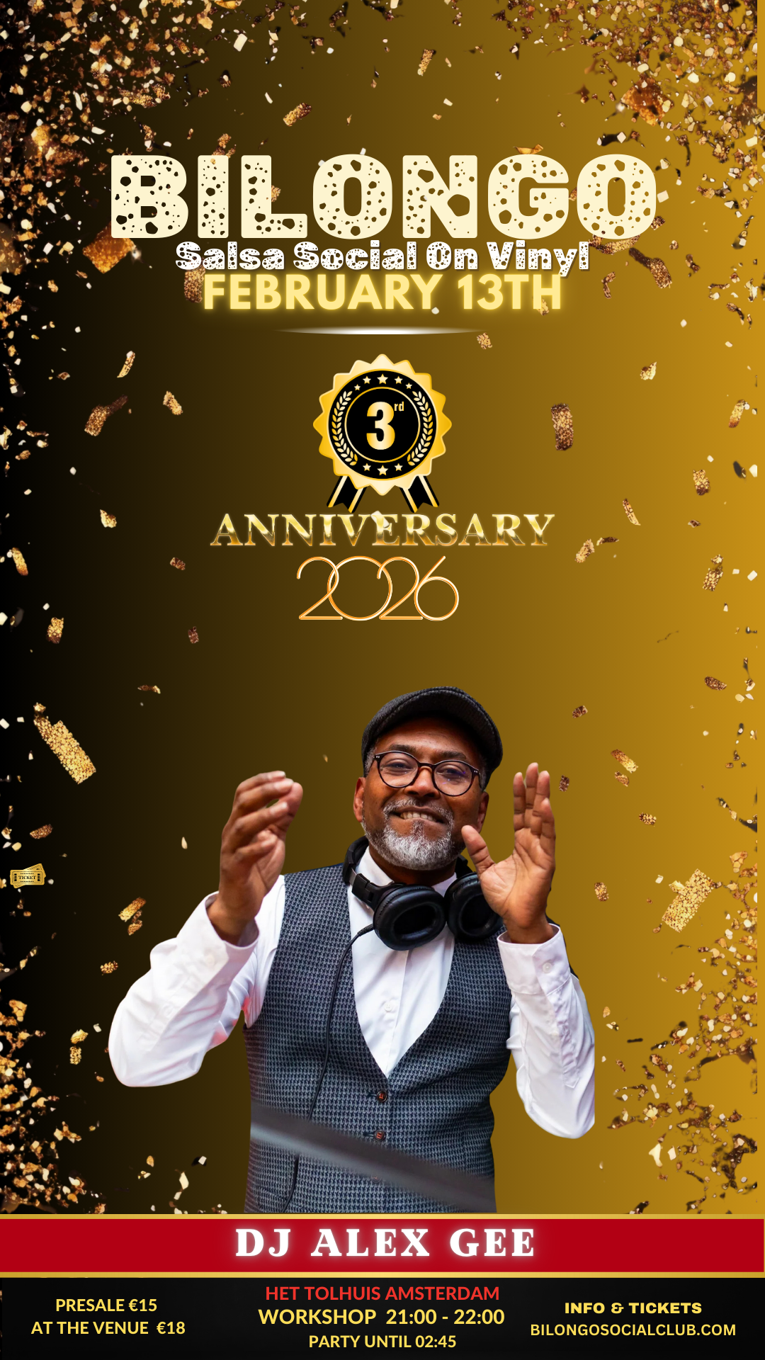 Bilongo Salsa Social - February 13th - 3rd anniversary